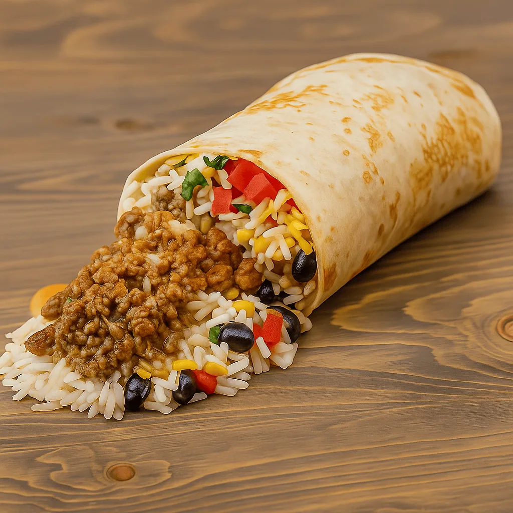 Beef burrito (truck style)