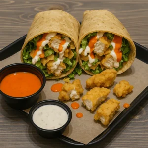 Buffalo caesar wrap