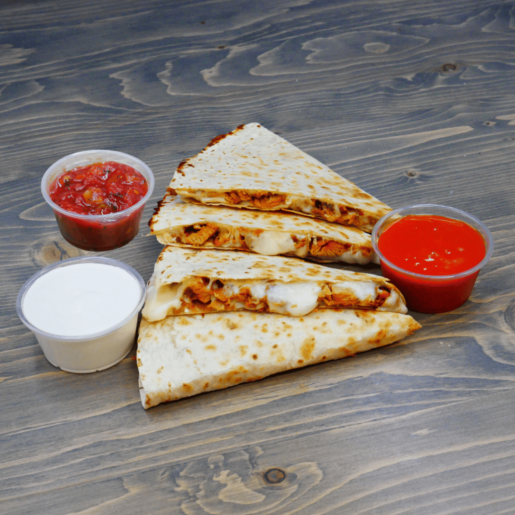 Buffalo chicken quesadilla