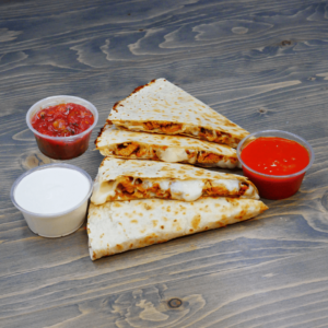 Buffalo chicken quesadilla
