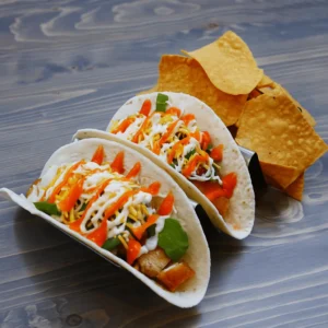 Buffalo chicken (tacos truck style)