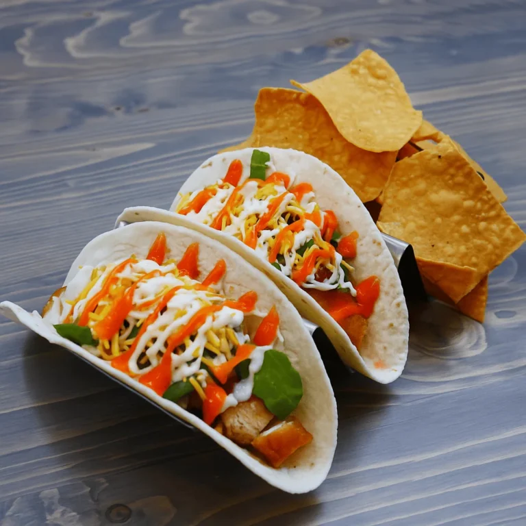 Buffalo chicken (tacos truck style)