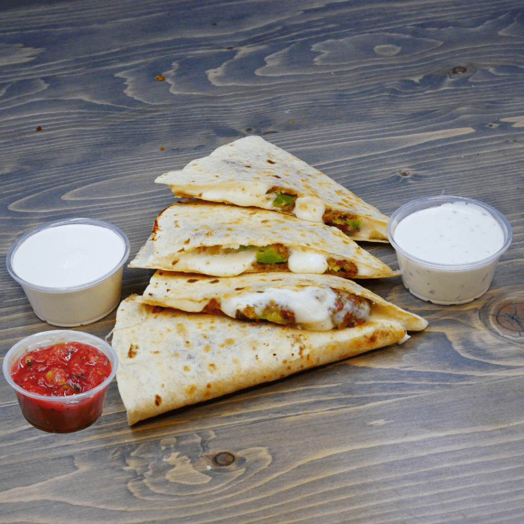 Fried avocado quesadilla