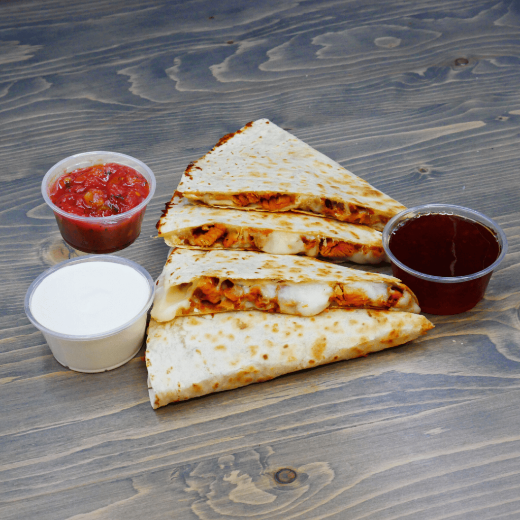 Honey chipotle chicken quesadilla