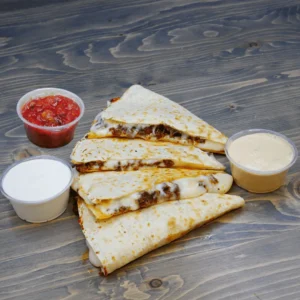 Southwest chipotle beef quesadilla