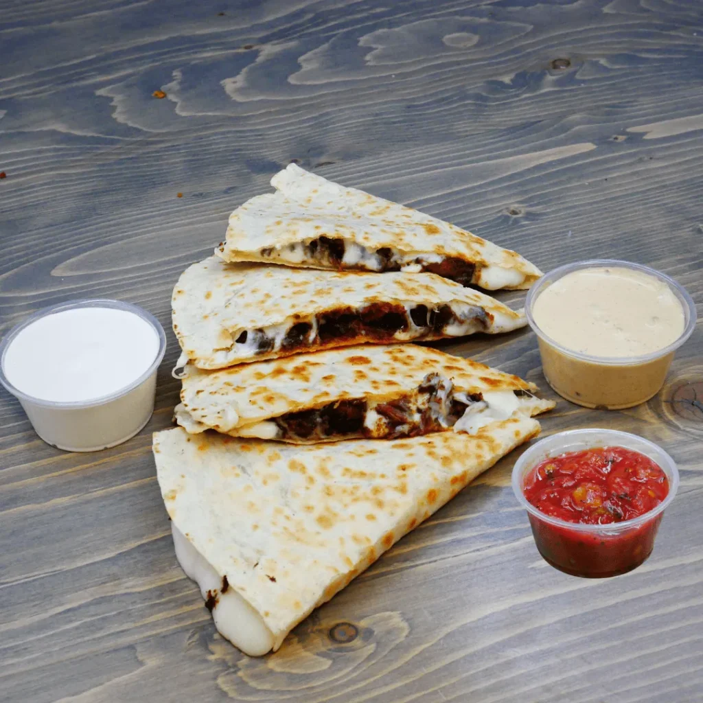 Southwest chipotle steak quesadilla